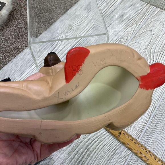 Vintage Hand Painted Kimple Molds Christmas Reindeer Set 6 1988 - Picture 5 of 11